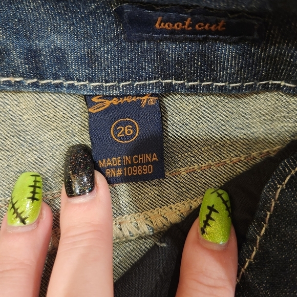 Seven7 womens jeans bootcut size 26 - Picture 4 of 13